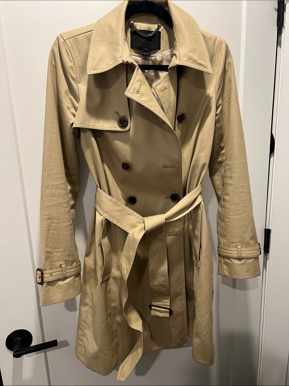 J. Crew Women’s Classic Khaki Trench Coat with Belt